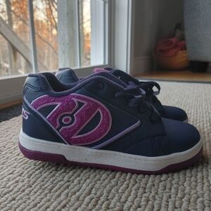 Heely Propel Terry Navy Grape Terry Logo Heely Shoe